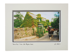 Quiet Man Scene "Rev. Playfairs house" With Horse & Trap Print