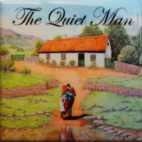 Magnet-The Quiet Man Tile Coloured At Cottage